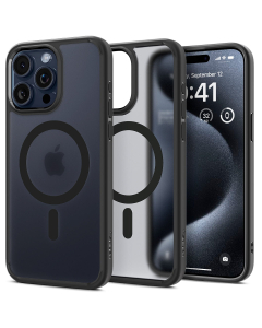 Чехол Spigen для iPhone 15 Pro - Ultra Hybrid (MagFit) - Черный - ACS06720