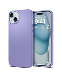 Чехол Spigen для iPhone 15 - Thin Fit - Фиолетовый - ACS06780