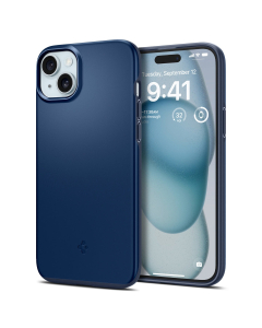 Чехол Spigen для iPhone 15 - Thin Fit - Синий - ACS06777