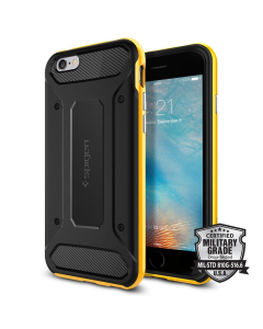 Чехол Spigen для iPhone 6s / 6 - Neo Hybrid Carbon - Желтый - SGP11622