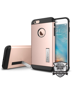 Чехол Spigen для iPhone 6s Plus / 6 Plus - Slim Armor - Розовое золото - SGP11727