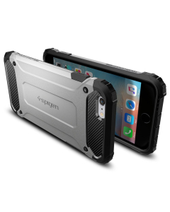 Ударопрочный чехол Spigen для iPhone 6s Plus / 6 Plus - Tough Armor Tech - Серебристый - SGP11748