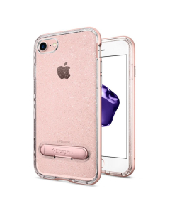 Чехол Spigen для iPhone SE (2022/2020)/8/7 - Crystal Hybrid Glitter - Розовый кварц - 042CS21213