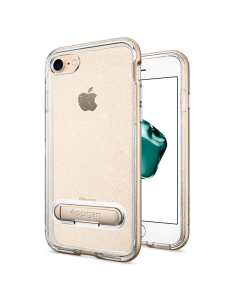 Чехол Spigen для iPhone SE (2022/2020)/8/7 - Crystal Hybrid Glitter - Золотой кварц - 042CS21212