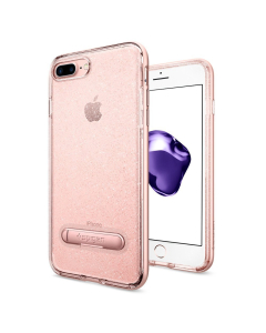 Чехол Spigen для iPhone 7 Plus / 8 Plus - Crystal Hybrid Glitter - Розовый кварц - 043CS21216