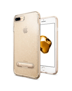 Чехол Spigen для iPhone 7 Plus / 8 Plus - Crystal Hybrid Glitter - Золотой кварц - 043CS21215