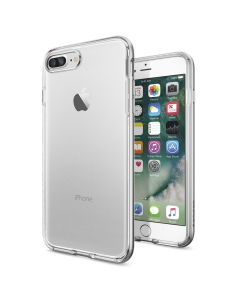Прозрачный чехол Spigen для iPhone 7 Plus / 8 Plus - Neo Hybrid Crystal - Серебристый - 043CS20684