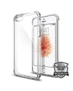 Чехол Spigen для iPhone SE / 5s / 5 - Crystal Shell - Кристально-прозрачный - 041CS20177