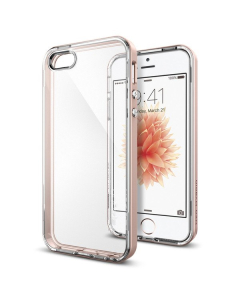 Чехол Spigen для iPhone SE / 5s / 5 - Neo Hybrid Crystal - Розовое золото - 041CS20183