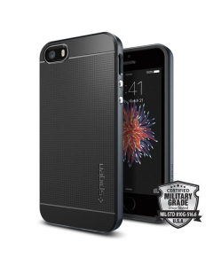 Чехол Spigen для iPhone SE / 5s / 5 - Neo Hybrid - Синевато-серый - 041CS20253