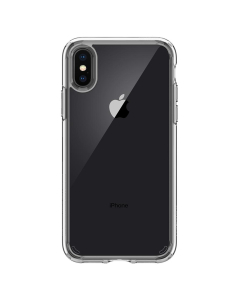 Гибридный чехол Spigen для iPhone X / XS - Ultra Hybrid - Кристально-прозрачный - 057CS22127