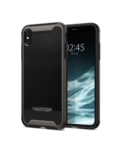 Чехол Spigen для iPhone XS Max - Hybrid NX - Темно-серый - 065CS24863