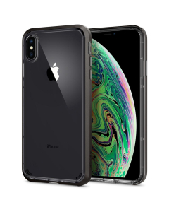 Прозрачный чехол Spigen для iPhone XS Max - Neo Hybrid Crystal - Темно-серый - 065CS24844
