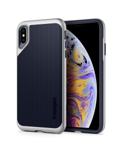 Чехол Spigen для iPhone XS Max - Neo Hybrid - Серебристый - 065CS24840