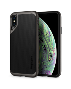 Чехол Spigen для iPhone X / XS - Neo Hybrid - Темно-серый - 063CS24918