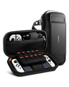Чехол Spigen для Nintendo Switch / Switch OLED - Rugged Armor Pro Pouch - Черный - AFA04021