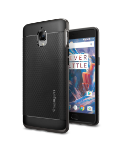 Чехол Spigen для OnePlus 3 / 3T - Neo Hybrid - Темно-Серый - K03CS20617
