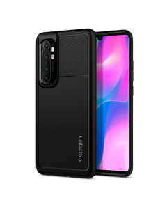 Прочный чехол Spigen для Xiaomi Mi Note 10 Lite - Rugged Armor - Матово-черный - ACS01306