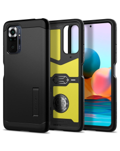 Чехол Spigen для Redmi Note 10 Pro - Tough Armor - Черный - ACS02846