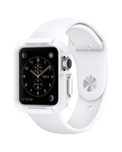 Чехол Spigen для Apple Watch (38мм) - Rugged Armor - Белый - SGP11486