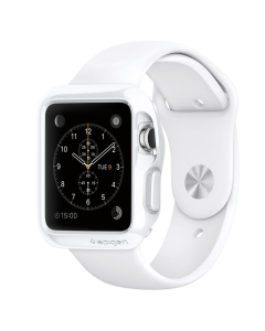 Чехол Spigen для Apple Watch Series 1 (38мм) - Slim Armor - Белый - SGP11557