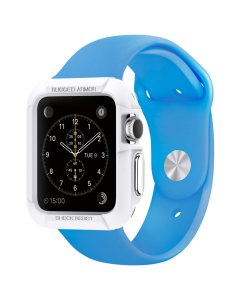 Чехол Spigen для Apple Watch 1 / 2 (42мм) - Rugged Armor - Белый - SGP11497