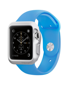 Чехол Spigen для Apple Watch (42мм) - Slim Armor - Серебристый - SGP11505