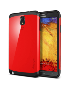 Чехол Spigen для Galaxy Note 3 - Slim Armor - Красный - SGP10461