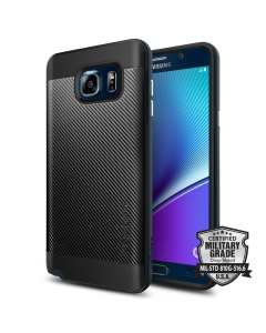 Чехол Spigen для Galaxy Note 5 - Neo Hybrid Carbon - Синевато-серый - SGP11690