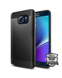 Чехол Spigen для Galaxy Note 5 - Neo Hybrid Carbon - Темно-серый - SGP11689