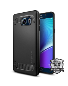 Чехол Spigen для Galaxy Note 5 - Rugged Armor - Черный - SGP11683