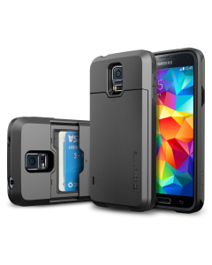 Чехол Spigen для Galaxy S5 - Slim Armor CS - Темно-серый - SGP10983