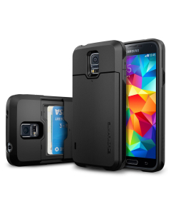 Чехол Spigen для Galaxy S5 - Slim Armor CS - Черный - SGP10982