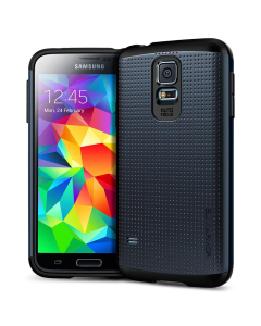Чехол Spigen для Galaxy S5 - Slim Armor - Синевато-серый - SGP10751