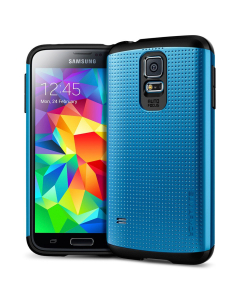 Чехол Spigen для Galaxy S5 - Slim Armor - Синий - SGP10753
