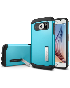 Чехол Spigen для Galaxy S6 - Slim Armor - Синий - SGP11327