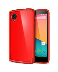 Чехол Spigen для  Nexus 5 - Ultra Hybrid - Красный - SGP10791
