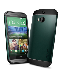 Чехол Spigen для HTC One M8 - Slim Armor - Зеленый - SGP10814