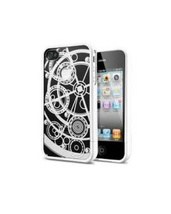 Чехол Spigen для iPhone 4s / 4 - Linear Clockwork - Белый - SGP09112