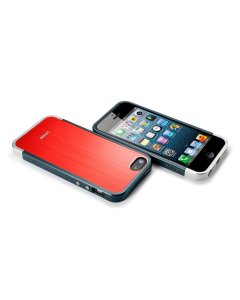 Чехол Spigen для iPhone SE / 5s / 5 - Linear Blitz - Красный - SGP10121