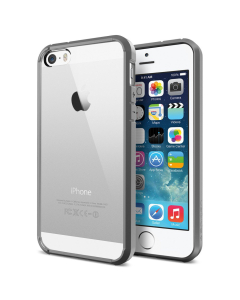 Чехол Spigen для iPhone SE / 5s / 5 - Ultra Hybrid - Серый - SGP10518