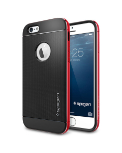 Премиум чехол Spigen для iPhone 6s / 6 - Neo Hybrid Metal - Красный металлик - SGP11040