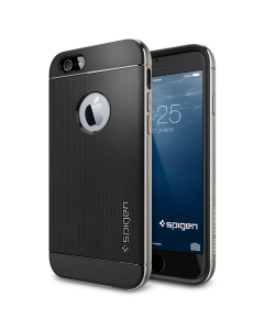 Премиум чехол Spigen для iPhone 6s / 6 - Neo Hybrid Metal - Серый металлик - SGP11176