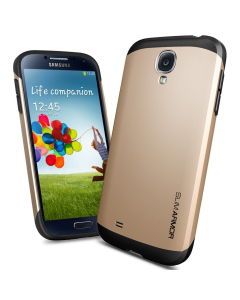 Чехол Spigen для Samsung Galaxy S4 - Slim Armor - Золотой - SGP10634