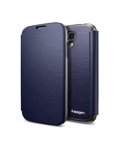 Чехол Spigen для Samsung Galaxy S4 - Ultra Flip - Синий - SGP10271