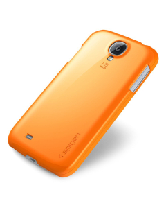 Чехол Spigen для Samsung Galaxy S4 - Ultra Thin Air - Оранжевый - SGP10249