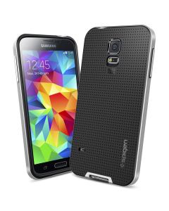 Чехол Spigen для Samsung Galaxy S5 - Neo Hybrid - Серебристый - SGP10771