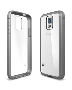Чехол Spigen для Galaxy S5 - Ultra Hybrid - Серый - SGP10743