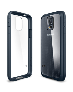 Чехол Spigen для Galaxy S5 - Ultra Hybrid - Синевато-серый - SGP10742