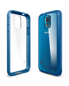Чехол Spigen для Galaxy S5 - Ultra Hybrid - Синий - SGP10744